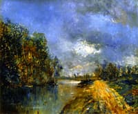 Banks of the River at Twilight