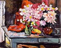 Vases of Flowers on a Table