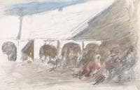 Oriental Market Scene