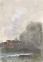 Windmill in a Landscape