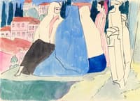 Constantinople, Women beside Gravestones