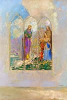 Piety beside a Red Tree