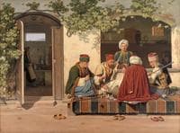 Orientals at a Game of Chess (Orientalere ved et parti skak)
