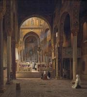 Interior of the Capella Palatina in Palermo