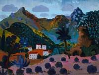 Mediterranean Coast Scene