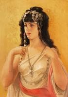 Young Woman in Oriental Dress