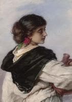 A Young Italian Water Carrier Lost in Thought