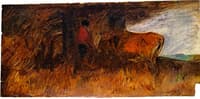 Farmer with Cow