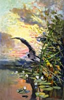 Heron in Flight