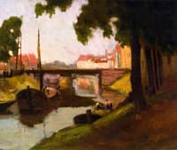 On a Canal, Bruges, Belgium