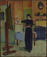Artist in her Studio