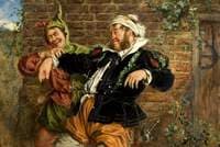 Sir Toby Belch and the Clown