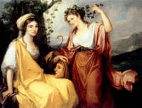 Portrait of Domenica Morghen as Tragedy and Maddalena Volpato as Comedy