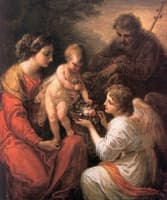 Holy Family with an Angel