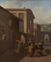 The Midwife Taking Leave of the Girl from Andros (from Terence's "Andria")