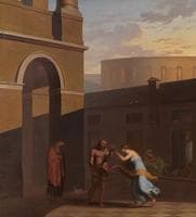 Davus Speaks with Mysis. Scene from Terence's Andria