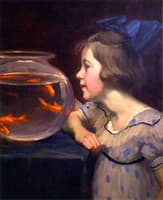 Girl and Goldfish