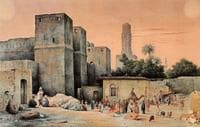 A View from Outside the City Gate, the Bab al-Nasr, in Cairo