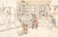 Interior of a Turkish Coffeehouse (Det indre af en tyrkisk café)