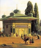 The Fountain in the Square of St Sophia by the Gate of the Seraglio in Constantinople (detail)