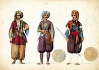 Costume Design for August Bournonville's Ballet Abdallah: Ismaeal's Sons