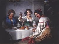 In an Italian Osteria (Italiensk osteriscene)