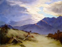 Stormy Desert