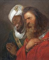 Guy of Lusignan and Saladin