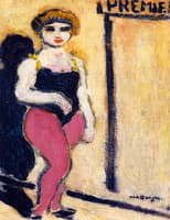 Woman in Pink Tights