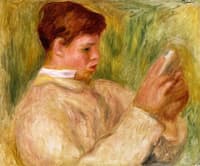 Jean Renoir Reading