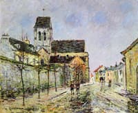 The rue de St. Ouen after the Rain