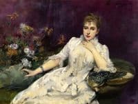 The Lady with the Flowers (La dame avec les fleurs)