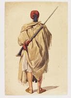 Moroccan Soldier, back view
