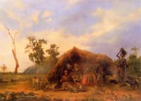 Native Encampment in South Australia