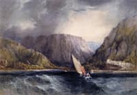 View of Lynmouth, Devonshire
