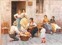 The Venetian Flower Vendor