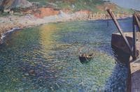 Harbour Scene, probably Lamorna Cove