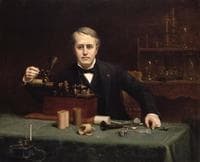 Portrait of Thomas Alva Edison