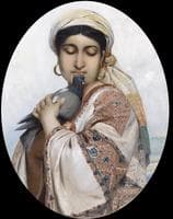 Oriental Girl with a Dove