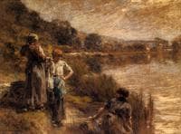 Washerwomen on the Banks of the Marne