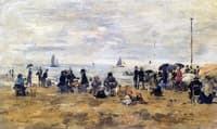 Trouville, Beach Scene