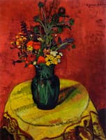 Vase of Flowers on a Table