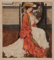 Woman in front of a Mirror