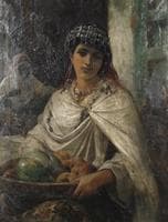 A Kabyle Fruit Seller, Algiers