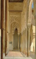 A Colonnade, Alhambra Palace, Granada
