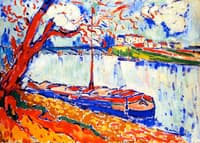 Barge on the Seine at Pecq