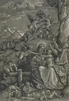 Madonna with Child and Angels in a Landscape