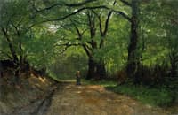 A Wooded Landscape in Summer