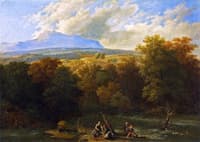 River Landscape with Anglers