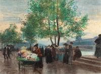 Marchands aux Bords de la Seine, Paris